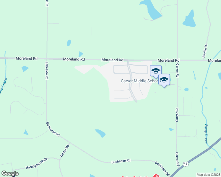 map of restaurants, bars, coffee shops, grocery stores, and more near 115 Slate Drive in Griffin