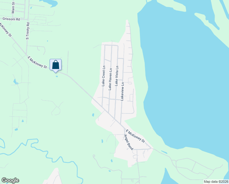 map of restaurants, bars, coffee shops, grocery stores, and more near 2013 Lake Vista Lane in Denton