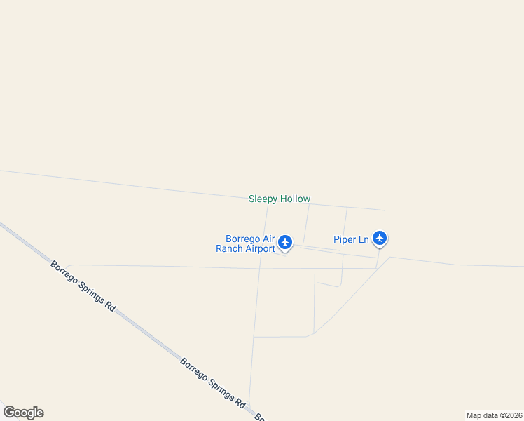 map of restaurants, bars, coffee shops, grocery stores, and more near 4212 Fletcher Rd in Borrego Springs