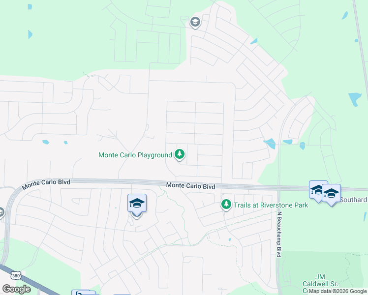 map of restaurants, bars, coffee shops, grocery stores, and more near 1310 Caroline Drive in Princeton