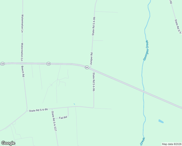 map of restaurants, bars, coffee shops, grocery stores, and more near 86 Hankie Road in Olar