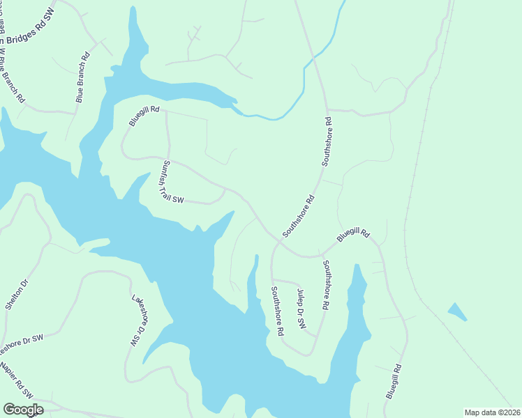 map of restaurants, bars, coffee shops, grocery stores, and more near 274 Bluegill Road in Eatonton