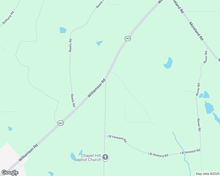 map of restaurants, bars, coffee shops, grocery stores, and more near 17 Chapel Hill Road in Williamson