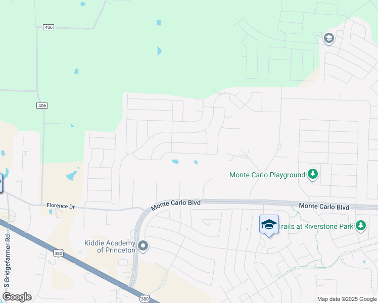map of restaurants, bars, coffee shops, grocery stores, and more near 1618 Blackburn Way in Princeton