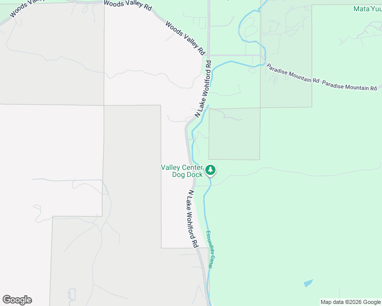 map of restaurants, bars, coffee shops, grocery stores, and more near 26535 North Lake Wohlford Road in Valley Center