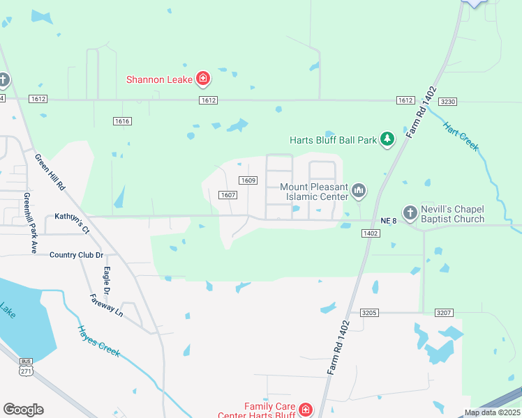 map of restaurants, bars, coffee shops, grocery stores, and more near 2705 Stone Briar in Mount Pleasant