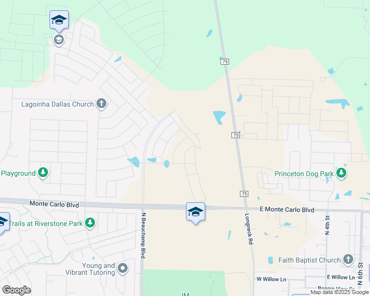 map of restaurants, bars, coffee shops, grocery stores, and more near 1903 Longneck Road in Princeton