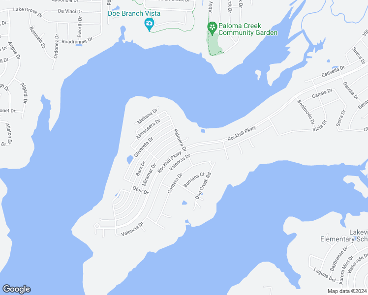map of restaurants, bars, coffee shops, grocery stores, and more near 663-679 Doe Creek Road in Little Elm