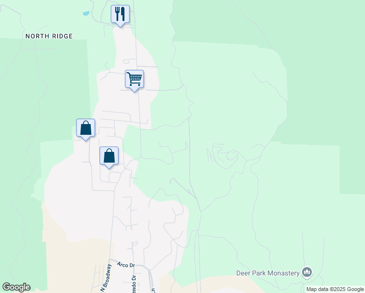 map of restaurants, bars, coffee shops, grocery stores, and more near 11379 Reidy Canyon Place in Escondido