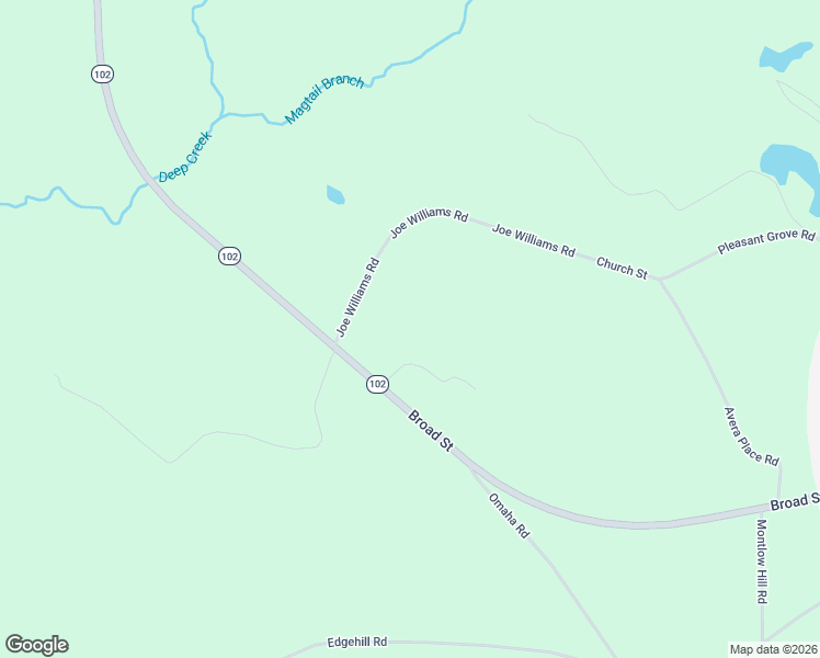 map of restaurants, bars, coffee shops, grocery stores, and more near 11042 Georgia 102 in Gibson