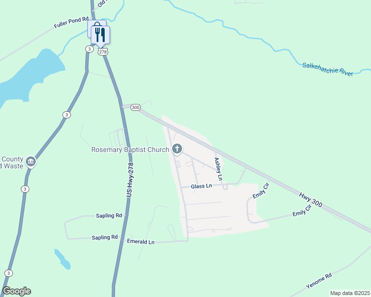 map of restaurants, bars, coffee shops, grocery stores, and more near 61 State Road S-6-755 in Barnwell