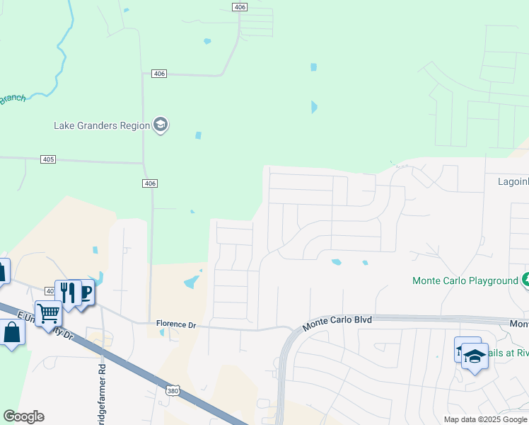 map of restaurants, bars, coffee shops, grocery stores, and more near 1826 Fairbanks Drive in Princeton