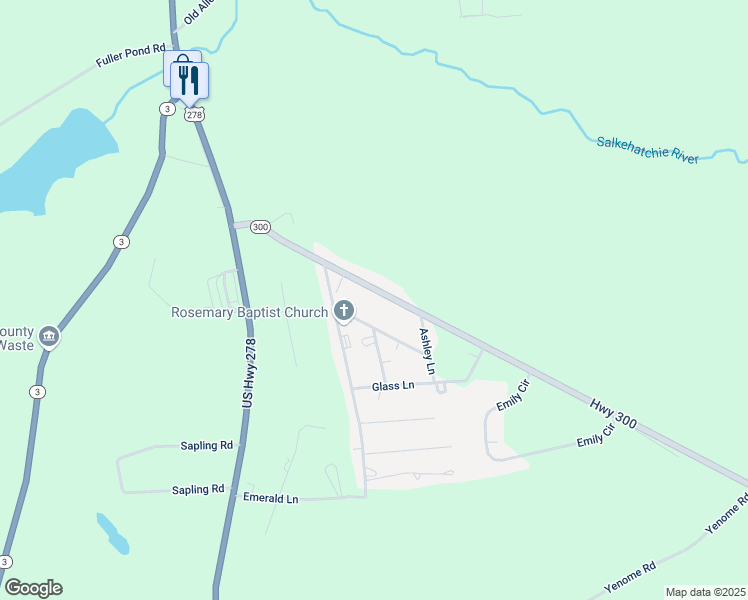 map of restaurants, bars, coffee shops, grocery stores, and more near 61 State Road S-6-755 in Barnwell