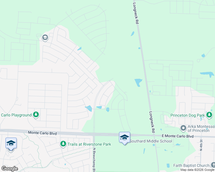 map of restaurants, bars, coffee shops, grocery stores, and more near 1905-2959 Longneck Road in Princeton