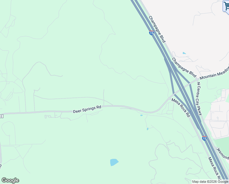 map of restaurants, bars, coffee shops, grocery stores, and more near 976 Deer Springs Road in San Marcos
