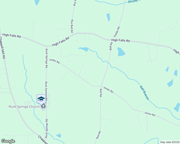 map of restaurants, bars, coffee shops, grocery stores, and more near 322 Bell Road in Milner