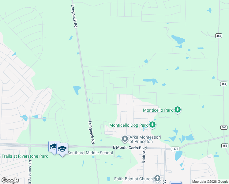 map of restaurants, bars, coffee shops, grocery stores, and more near 400 Valley View Drive in Princeton
