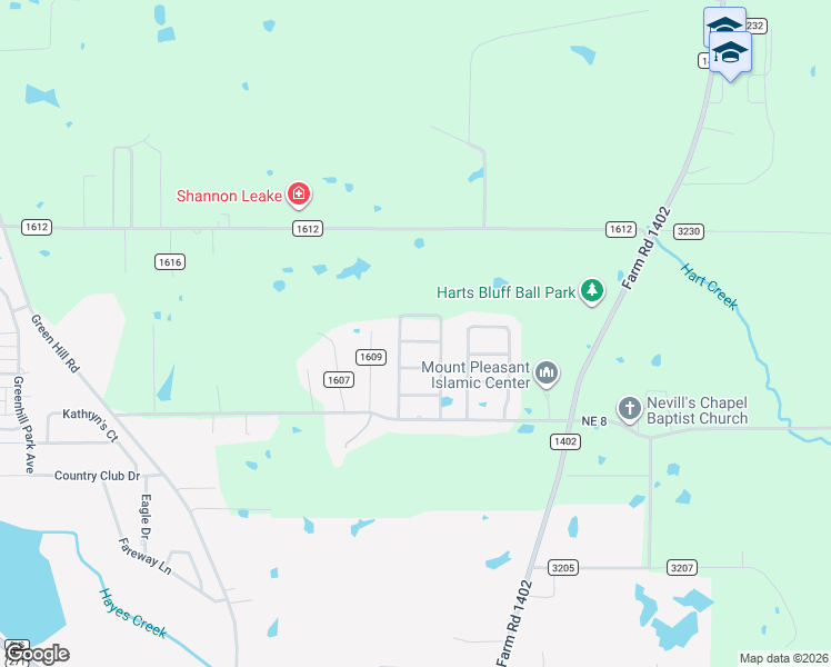 map of restaurants, bars, coffee shops, grocery stores, and more near 1004 Stone Wall Street in Mount Pleasant