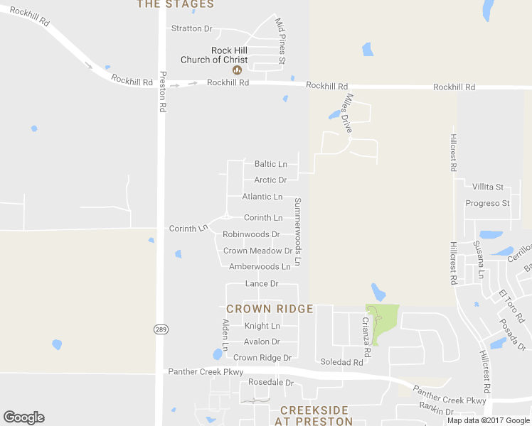 map of restaurants, bars, coffee shops, grocery stores, and more near 9765 Atlantic Lane in Frisco