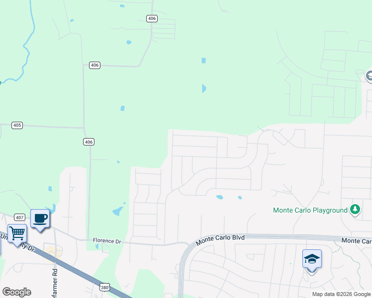 map of restaurants, bars, coffee shops, grocery stores, and more near 1906 Hot Springs Way in Princeton
