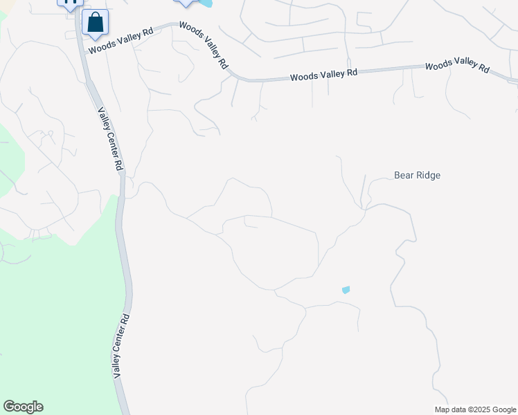 map of restaurants, bars, coffee shops, grocery stores, and more near 14193 Ridge Canyon Road in Valley Center