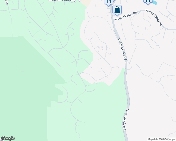 map of restaurants, bars, coffee shops, grocery stores, and more near 26704 Banbury Drive in Valley Center