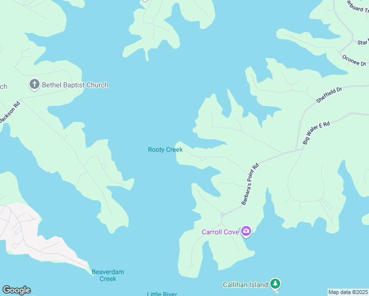 map of restaurants, bars, coffee shops, grocery stores, and more near David Williams Road in Hancock County