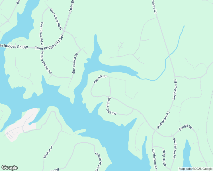 map of restaurants, bars, coffee shops, grocery stores, and more near 209 Sunfish Trail Southwest in Eatonton