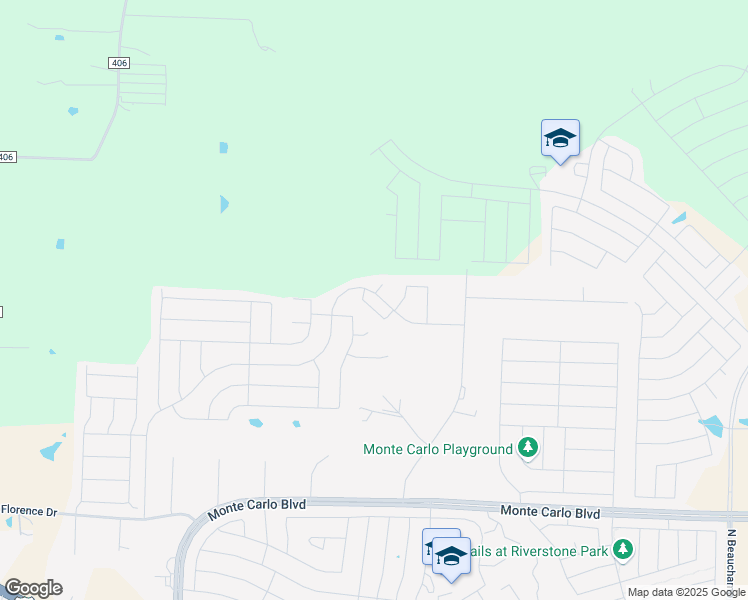 map of restaurants, bars, coffee shops, grocery stores, and more near 1433 Park Trails Boulevard in Princeton