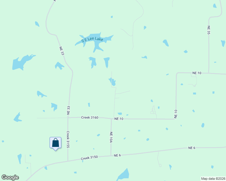 map of restaurants, bars, coffee shops, grocery stores, and more near 511 County Road 3160 in Cookville