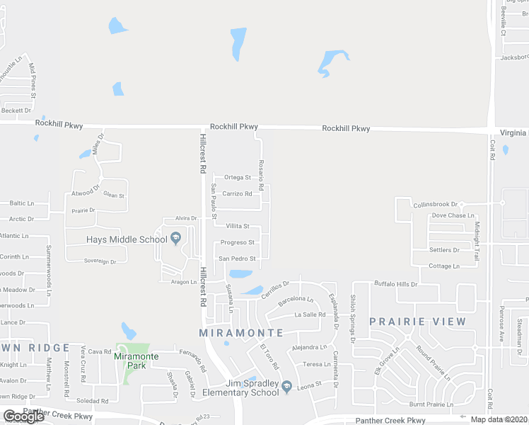 map of restaurants, bars, coffee shops, grocery stores, and more near 11197 Villa Canales Lane in Frisco