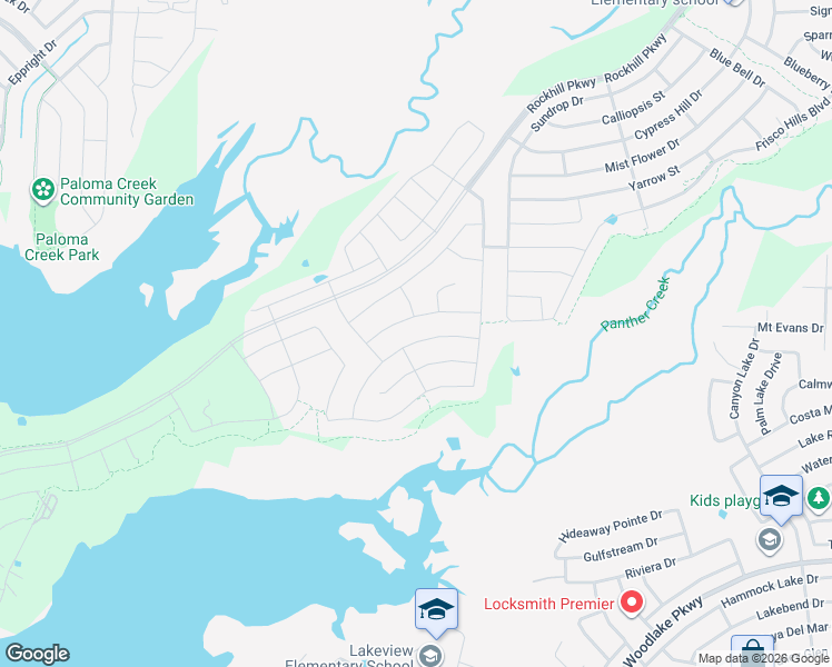 map of restaurants, bars, coffee shops, grocery stores, and more near 1344 Benavites Drive in Lakewood Village
