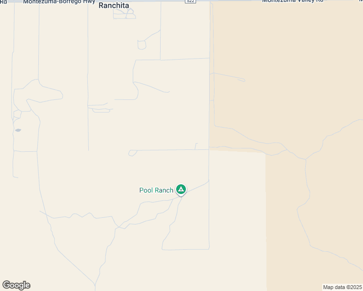 map of restaurants, bars, coffee shops, grocery stores, and more near 36025 Old Wilson Road in Ranchita