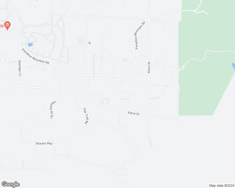 map of restaurants, bars, coffee shops, grocery stores, and more near 19025 Paradise Mountain Lane in Valley Center