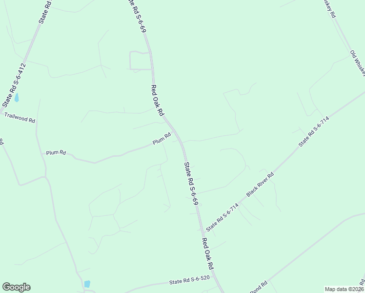 map of restaurants, bars, coffee shops, grocery stores, and more near 2622 Red Oak Road in Barnwell