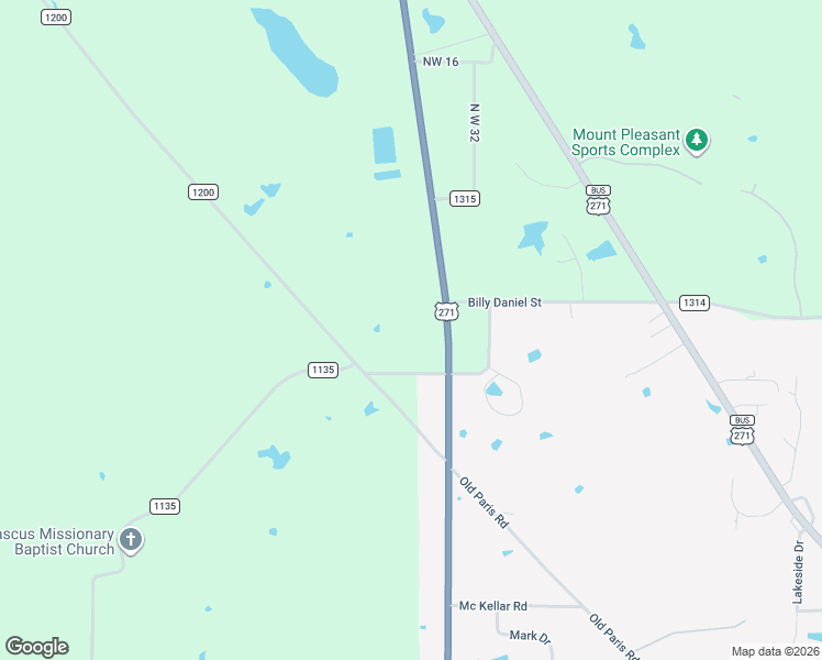map of restaurants, bars, coffee shops, grocery stores, and more near 3239 U.S. 271 in Mount Pleasant