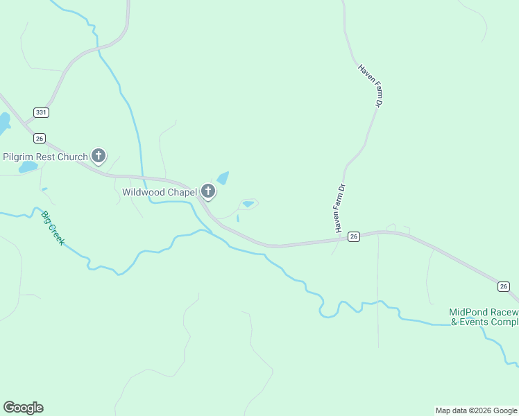 map of restaurants, bars, coffee shops, grocery stores, and more near 235 Wildwood Chapel Road in Columbiana