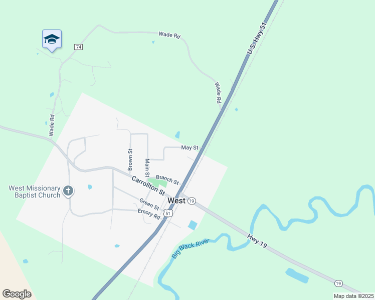 map of restaurants, bars, coffee shops, grocery stores, and more near 254 May Street in West