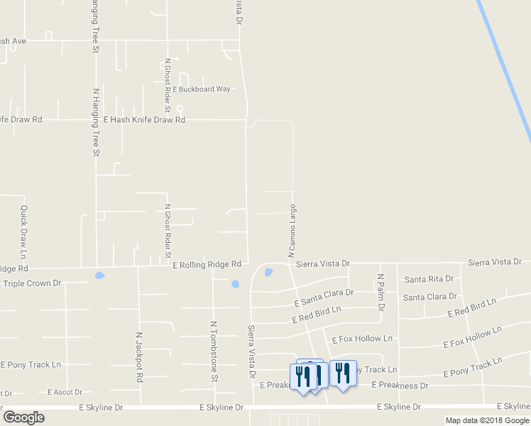 map of restaurants, bars, coffee shops, grocery stores, and more near 5190 East Lonesome Dove Trail in San Tan Valley