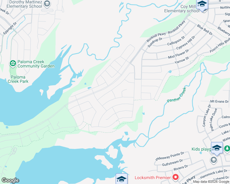 map of restaurants, bars, coffee shops, grocery stores, and more near 13704 Genoves Drive in Little Elm