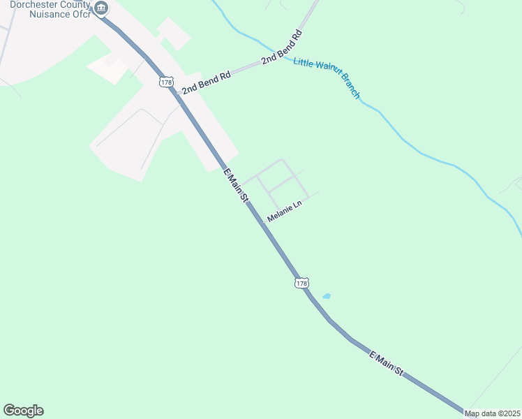 map of restaurants, bars, coffee shops, grocery stores, and more near 463 U.S. 178 in Harleyville