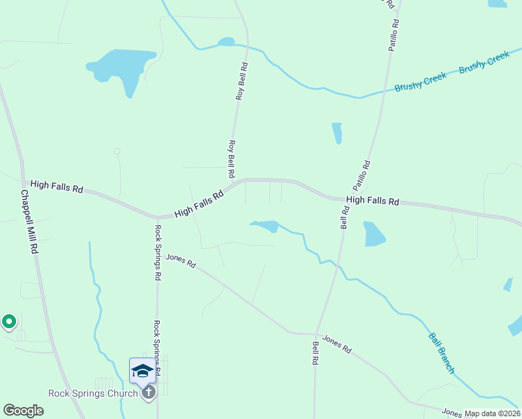 map of restaurants, bars, coffee shops, grocery stores, and more near 293 High Falls Road in Jackson