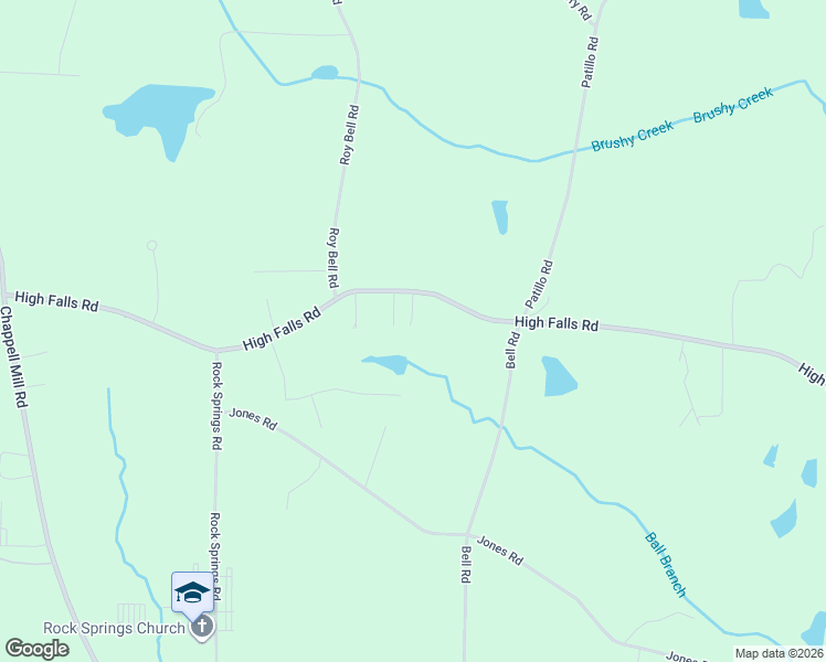 map of restaurants, bars, coffee shops, grocery stores, and more near 331 High Falls Road in Jackson