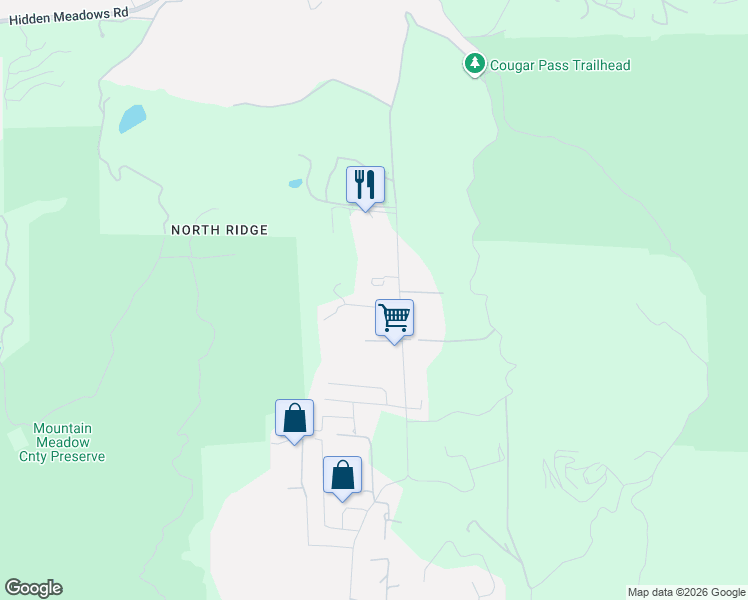 map of restaurants, bars, coffee shops, grocery stores, and more near 26948 North Broadway in Escondido