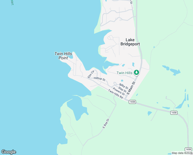 map of restaurants, bars, coffee shops, grocery stores, and more near 505 Elm Circle in Bridgeport