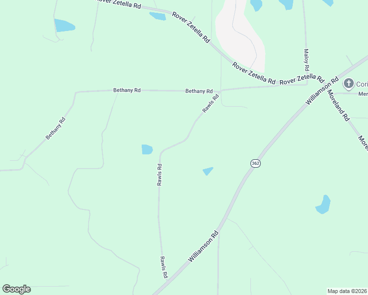 map of restaurants, bars, coffee shops, grocery stores, and more near 425 Rawls Road in Williamson