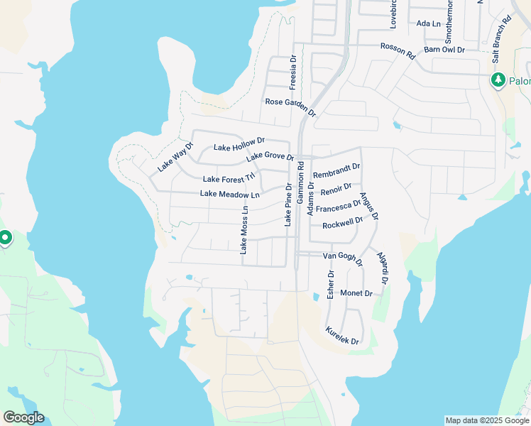 map of restaurants, bars, coffee shops, grocery stores, and more near 1108 Lake Woodland Drive in Little Elm
