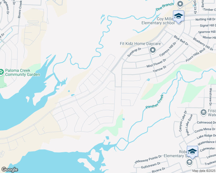 map of restaurants, bars, coffee shops, grocery stores, and more near 1316 Xeraco Drive in Little Elm