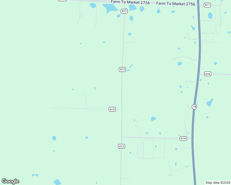 map of restaurants, bars, coffee shops, grocery stores, and more near 14655 County Road 615 in Farmersville