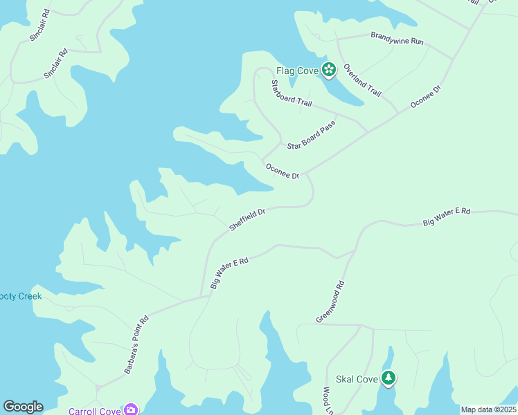 map of restaurants, bars, coffee shops, grocery stores, and more near Sheffield Dr in Hancock